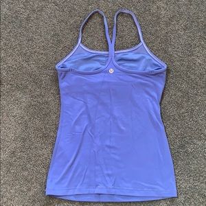 Lululemon blue flow-y cami
